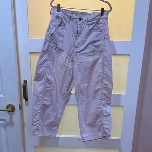 Pilcro  lilac purple barrel pants.  Size 30